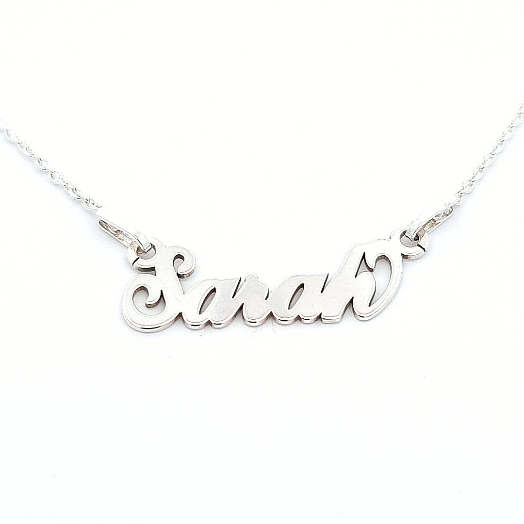 Ready-Made Name Necklace 925 Sterling Silver