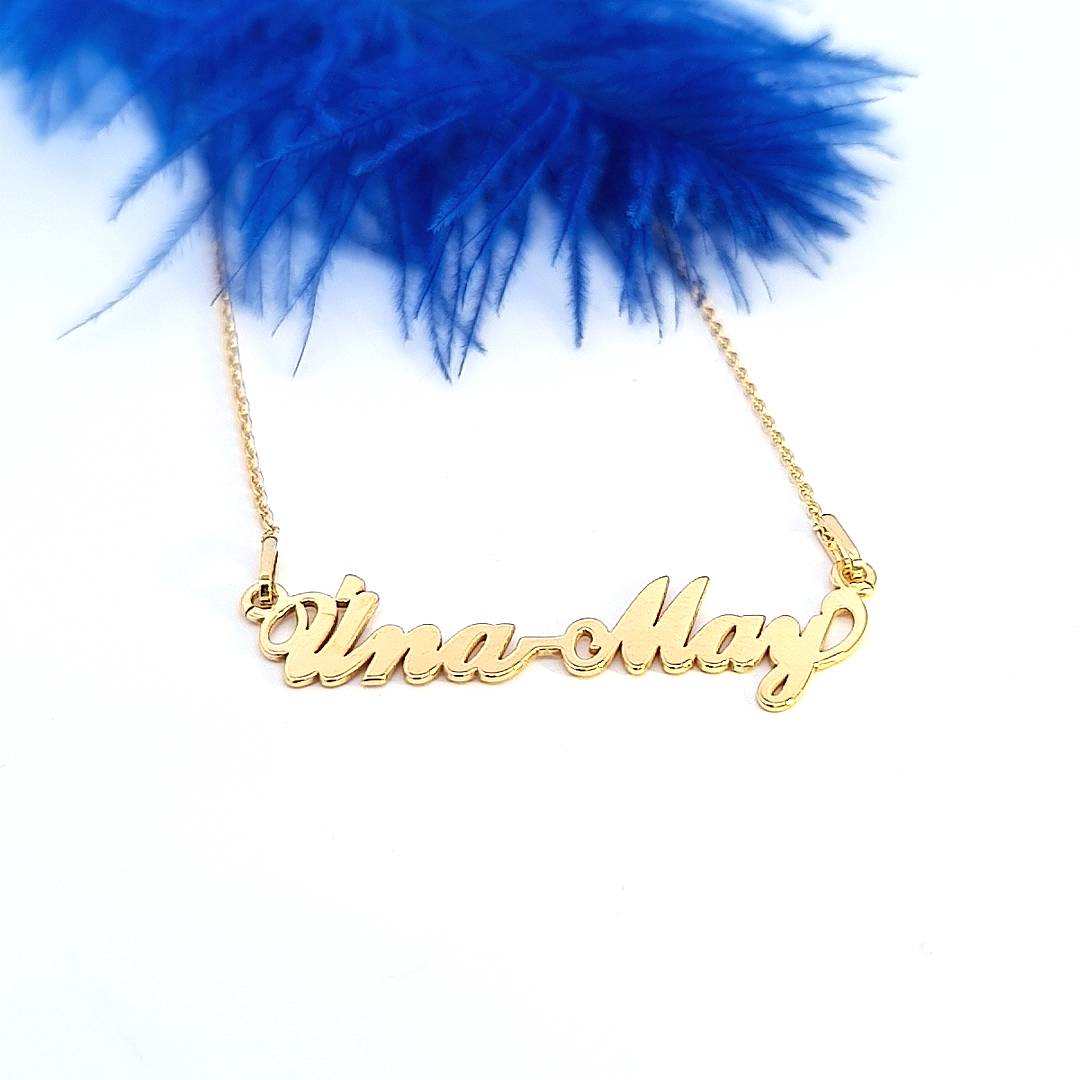 Dual Name Necklace with a Twist