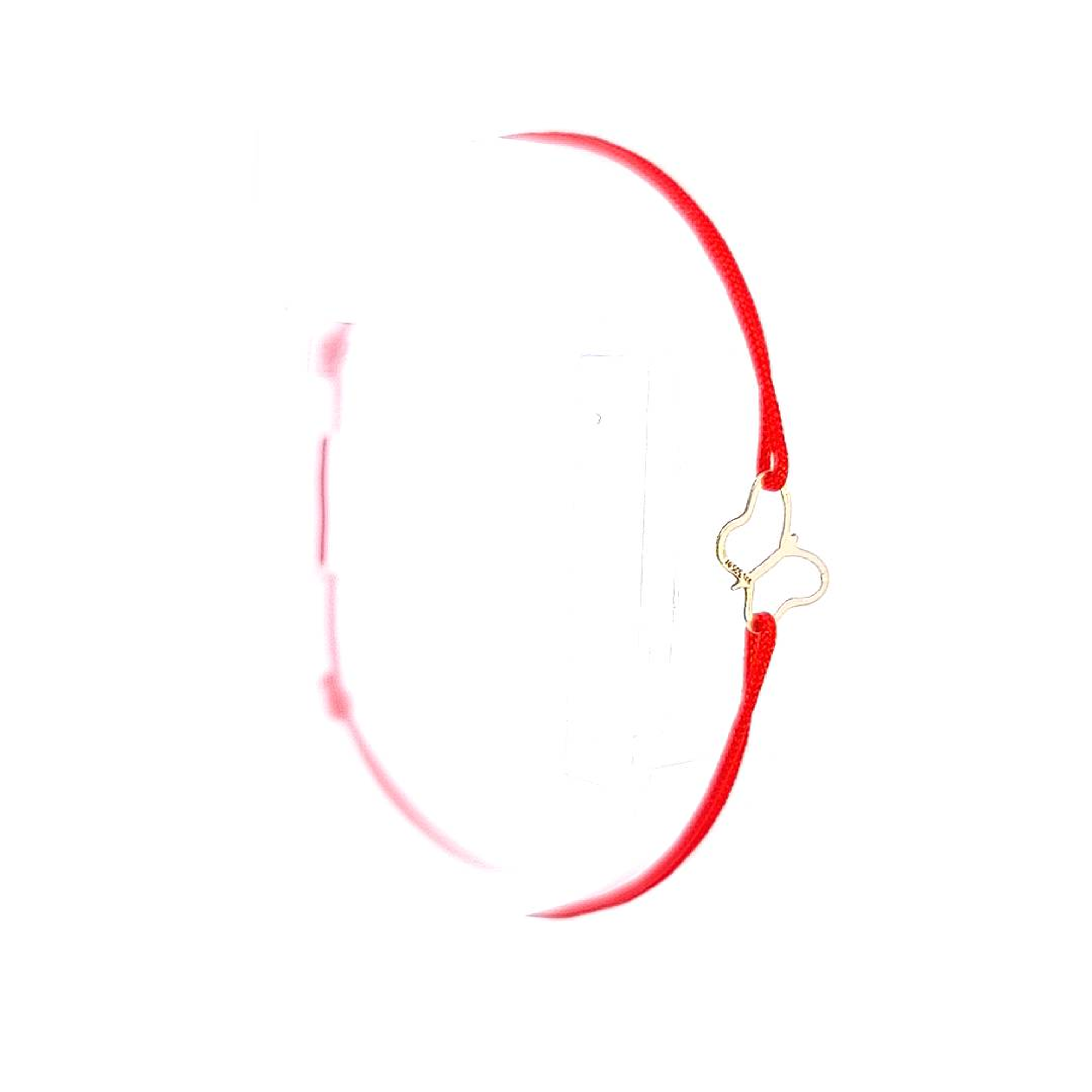 Exquisite Craftsmanship of 14k Gold Butterfly on Red String Bracelet Handmade in Ireland