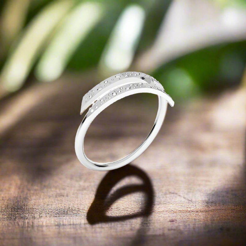 Adjustable Geometrical Ring in Silver | Universal Sized 925 Sterling Silver