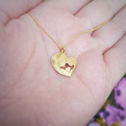 gold-plated-mother-and-child-heart-necklace