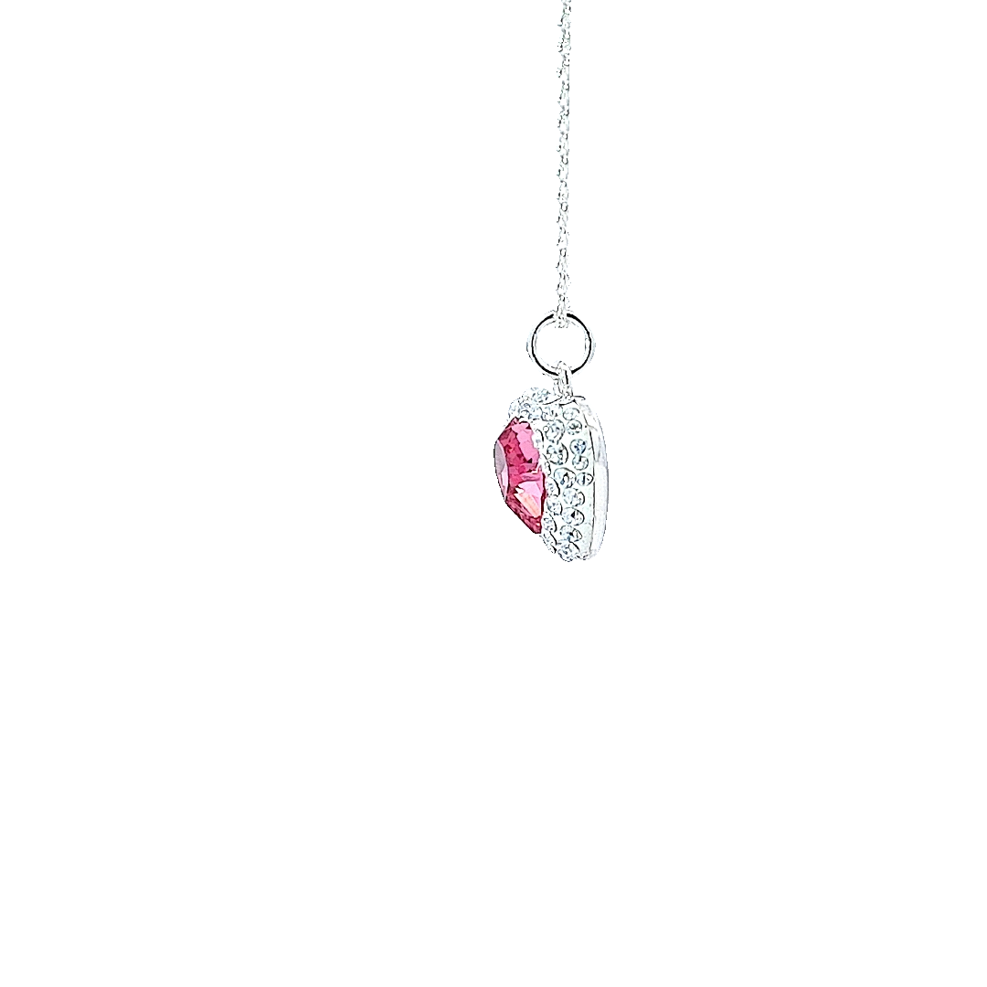 Heart Pave Pendant Necklace (Dazzling Heart Collection)