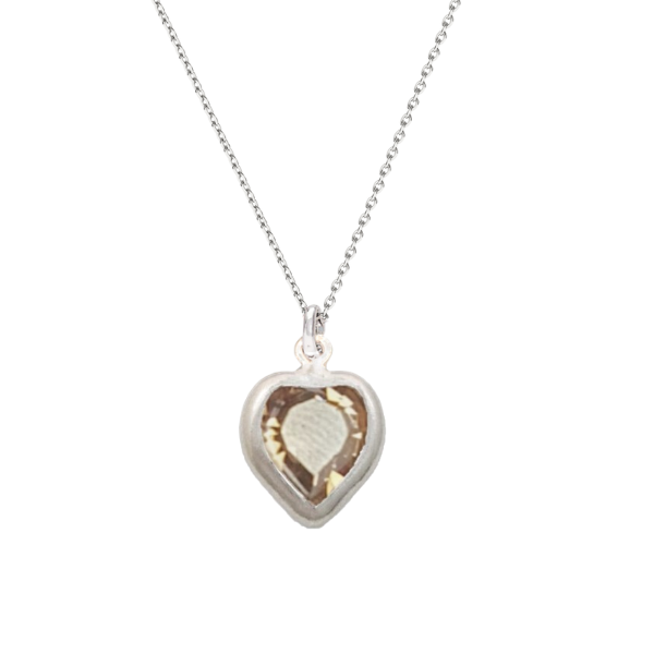 Personalised Heart Charm Pendant Necklace