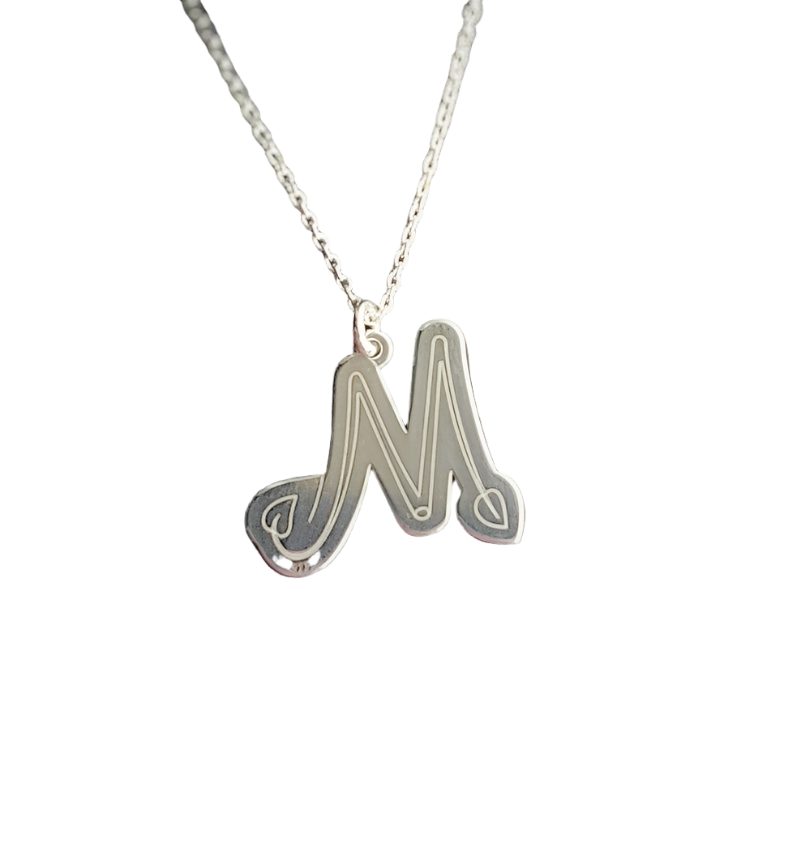 Letter M Necklace