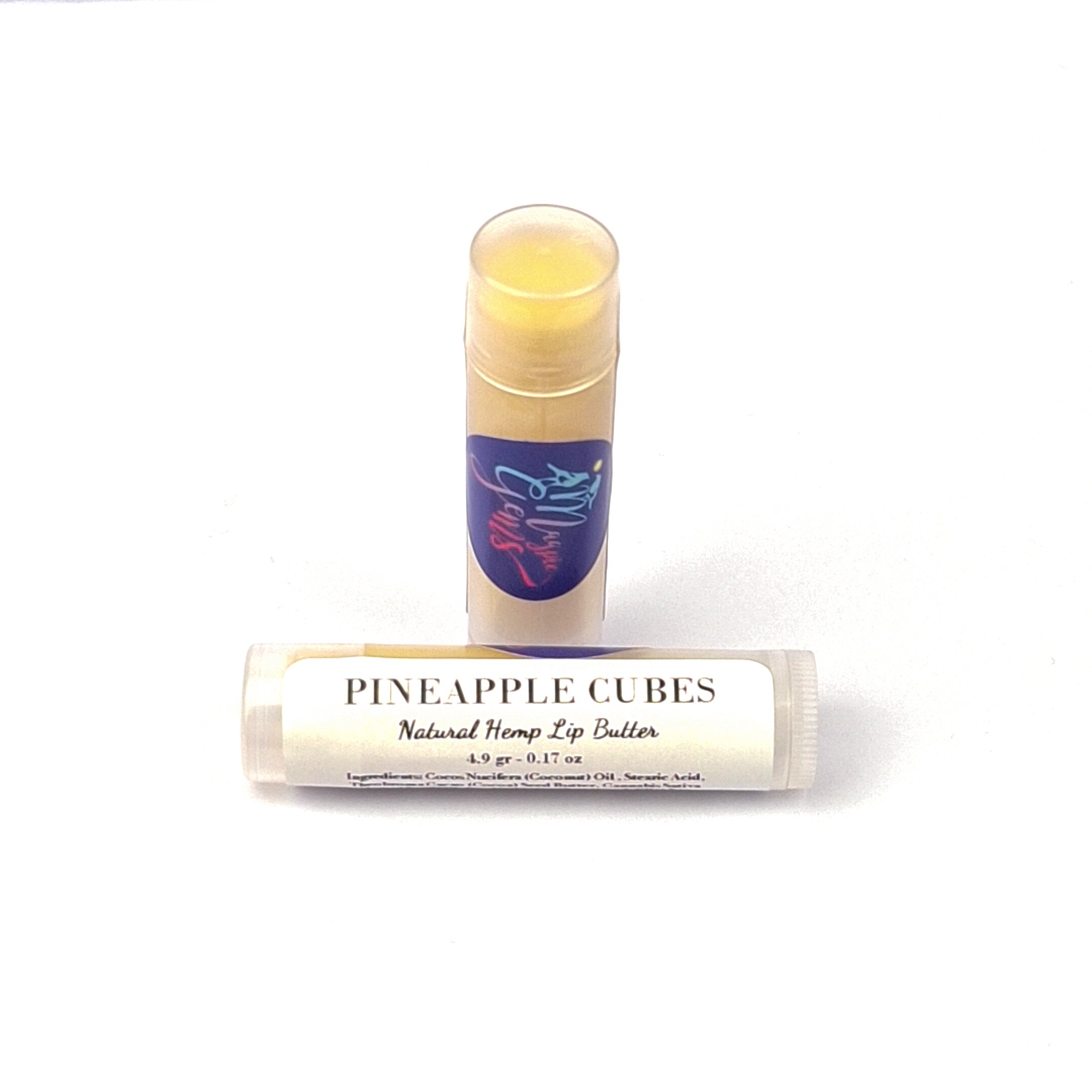 Pineapple Cubes Vegan Handmade Lip Butter Balm, Hemp Seed Oil Lip Balm, Shopi in Ireland