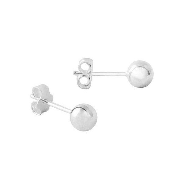 Minimalist ball stud earrings in 925 sterling silver in Ireland