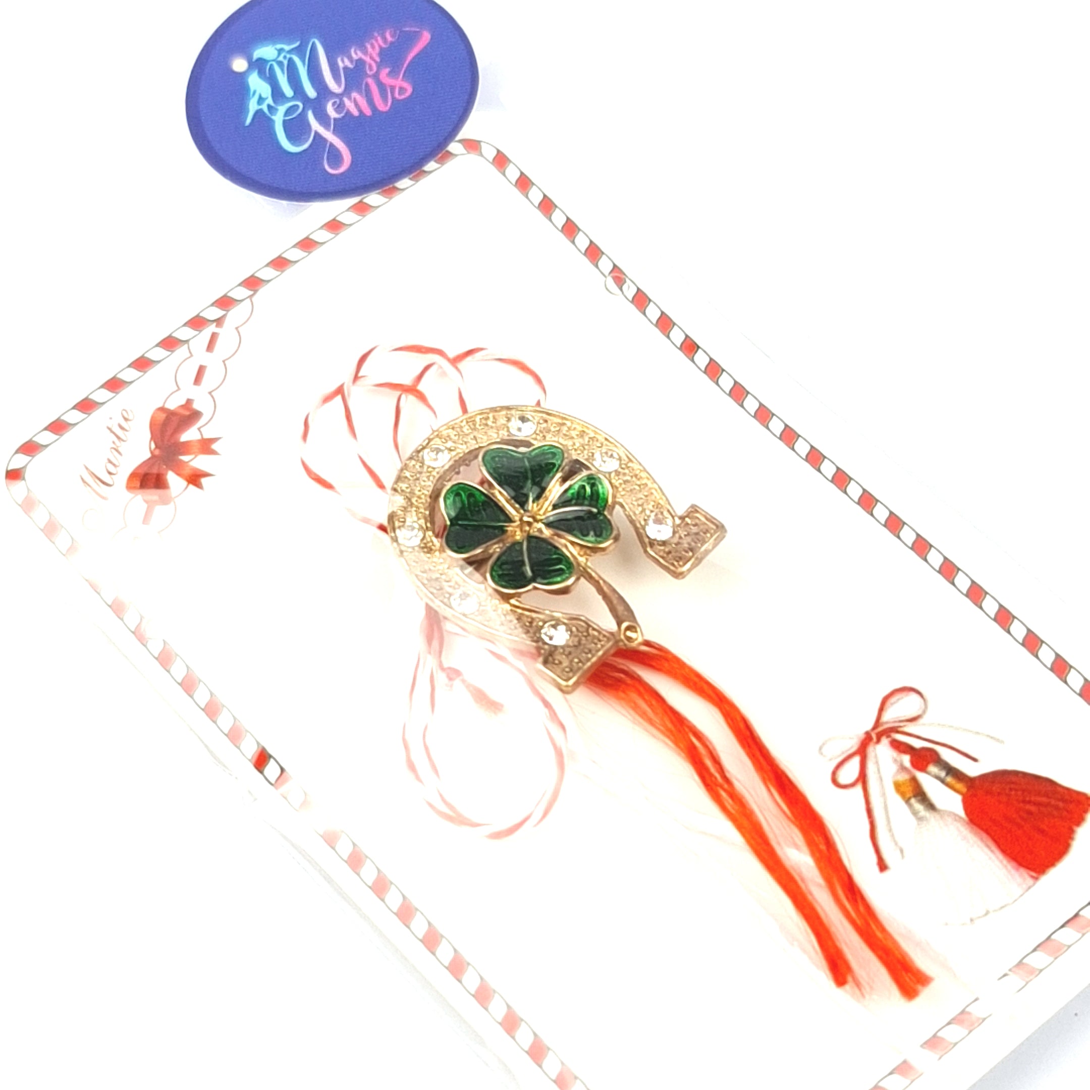 Martisor LUCKY CLOVER - Brooch / Brosa