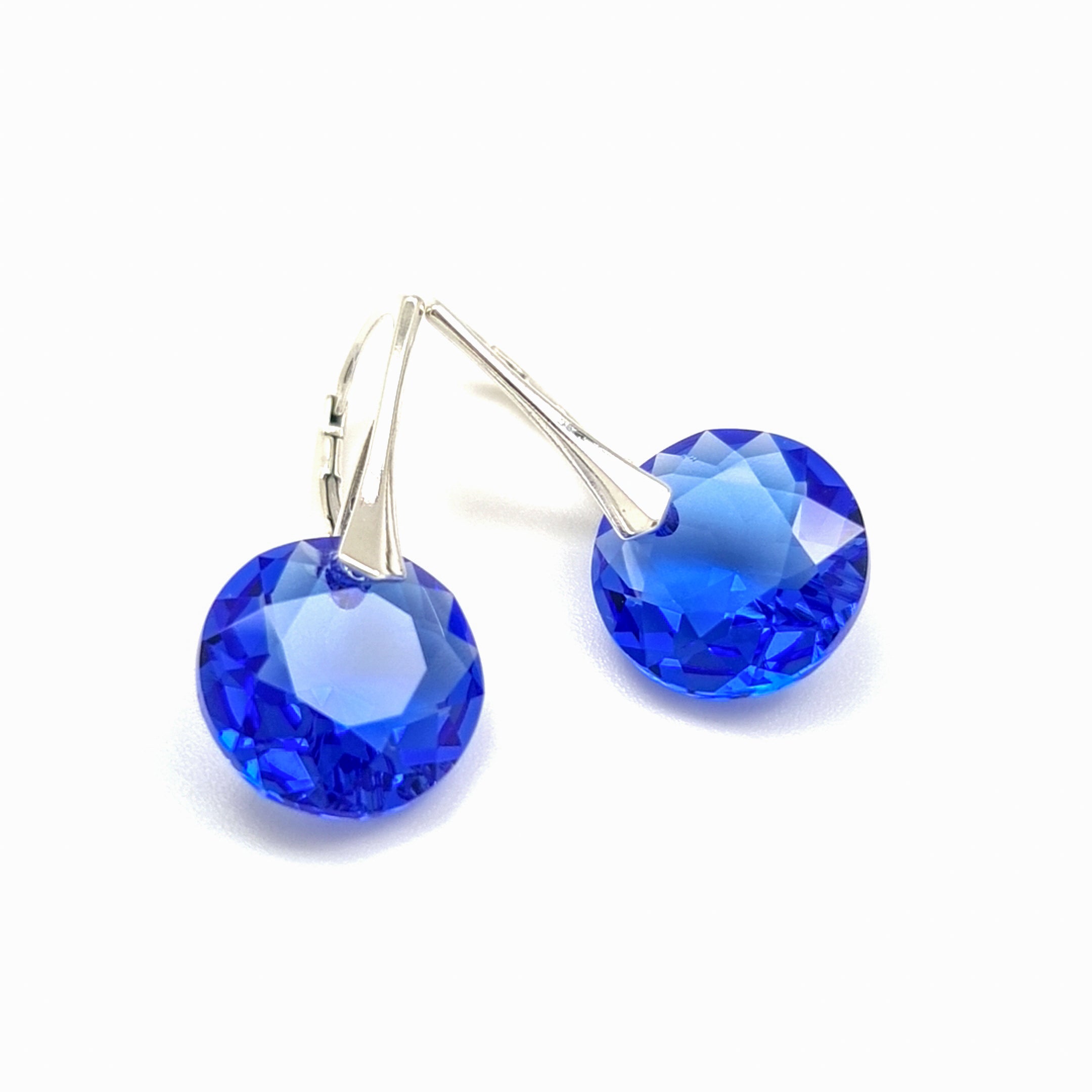 round-birthstone-crystal-sterling-silver-drop-earrings-sapphire