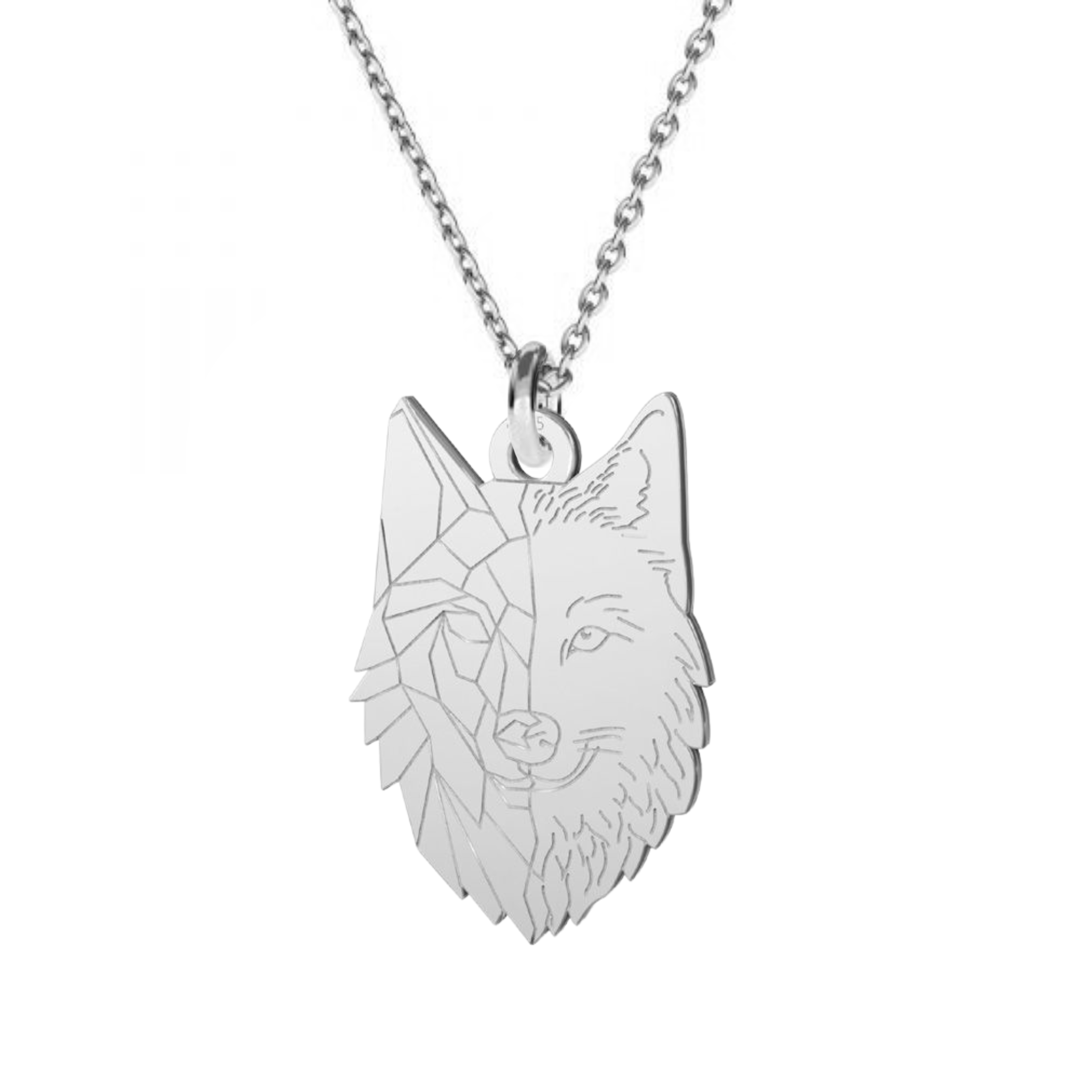 Wildheart Necklace in Sterling Silver - A stunning werewolf pendant made of nickel-free sterling silver, handcrafted in Ireland. This meaningful piece captures the essence of transformation, duality, and primal instincts. Perfect for everyday wear or special occasions.